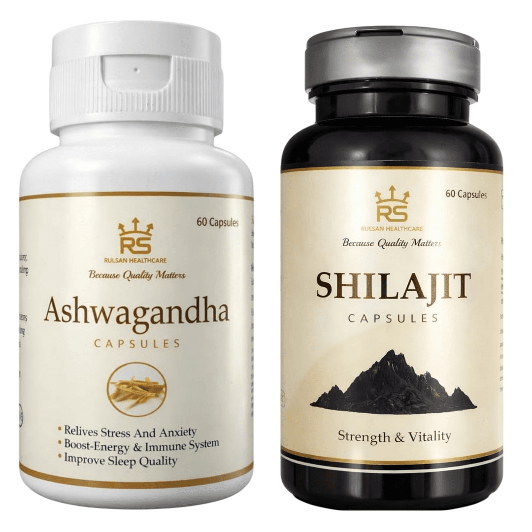 Ashwagandha + Shilajit Capsules Combo