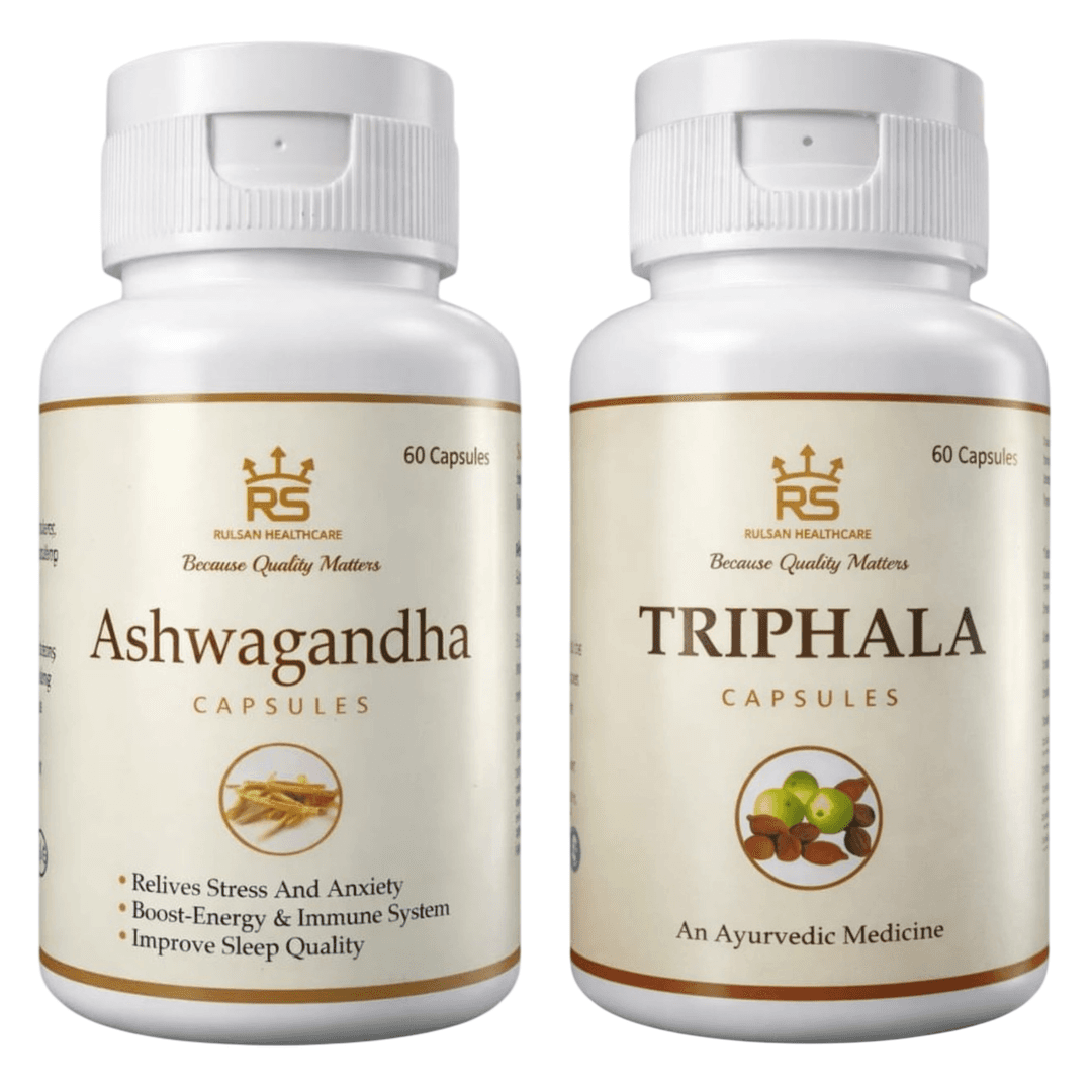 Ashwagandha + Triphala Capsules Combo