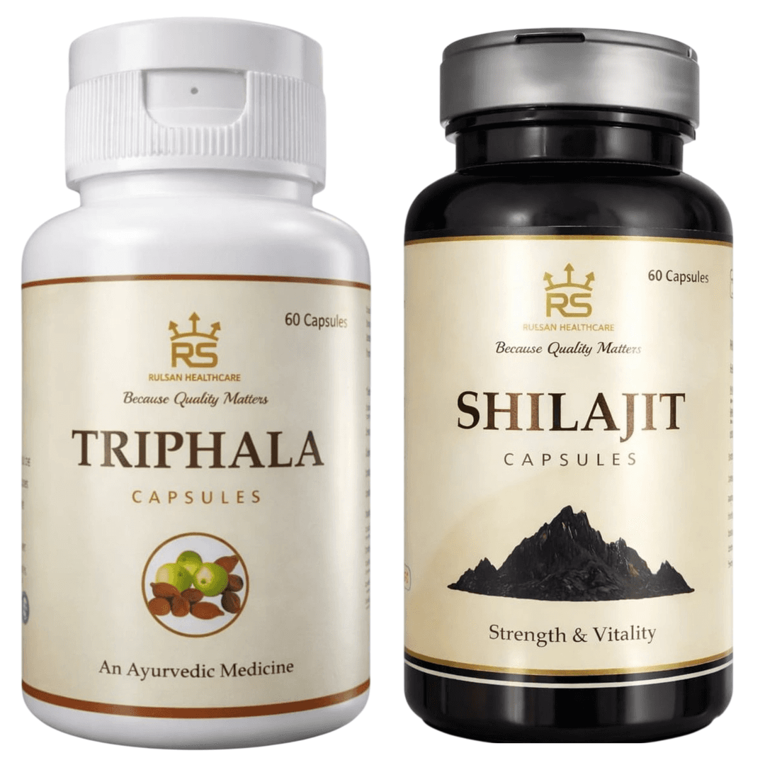 Shilajit + Triphala Capsules Combo